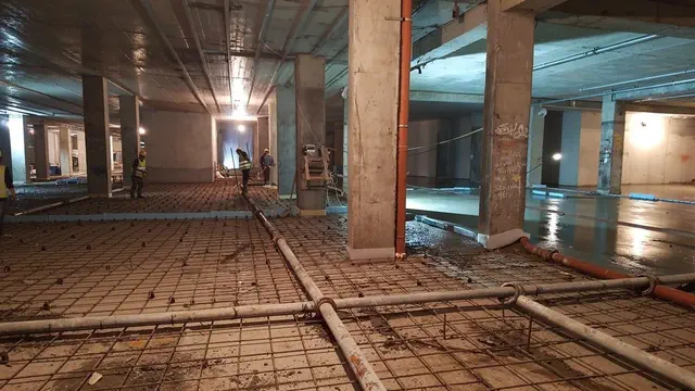 Промислова підлога паркінгу на 800 м² — Закарпатська область