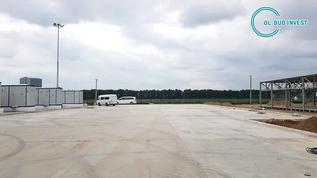 Влаштування бетонних доріг і майданчика біогазового заводу, 7 500 м²